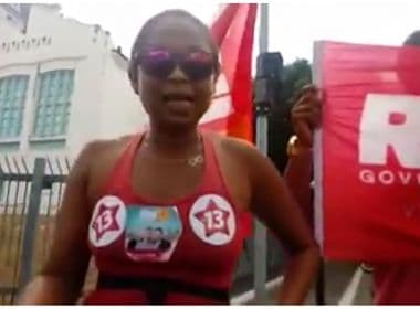 Em Jequié, militantes de aluguel do PT reclamam de falta de pagamento; veja vídeo