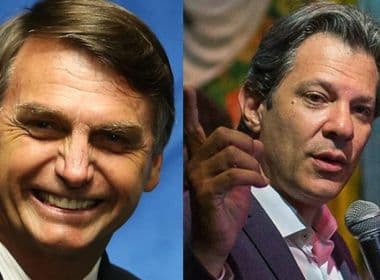 Pesquisa FSB/BTG: Bolsonaro tem 33% dos votos e Haddad vai de 16% para 23%