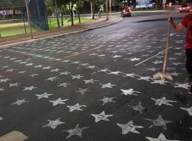 TRE determina que PT remova estrelas pintadas em asfalto de ruas de Salvador