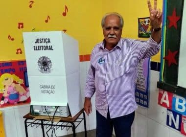 Após voto em Irará, João Santana diz acreditar em segundo turno na Bahia
