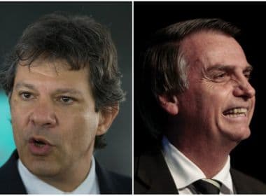 Pesquisa XP Investimento: Bolsonaro tem 59% e Haddad tem 41% dos votos válidos