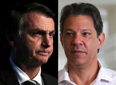 Bolsonaro recebeu quase 58 milhões de votos; Haddad teve 47 milhões