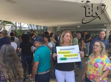 Centrais sindicais protestam na AL-BA contra aumento da contribuição na previdência