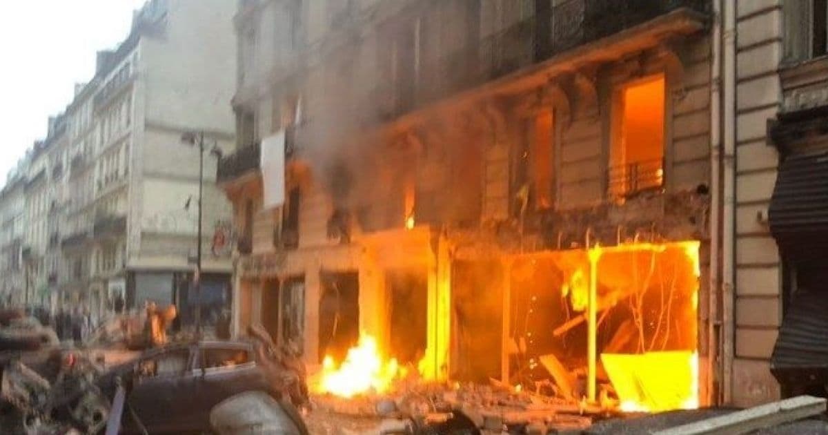 Explosão em padaria deixa feridos em Paris