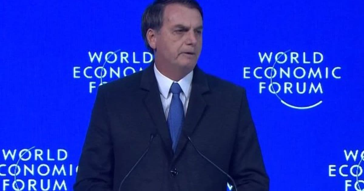 Fórum de Davos: Em discurso, Bolsonaro promete 'resgatar valores e abrir economia'