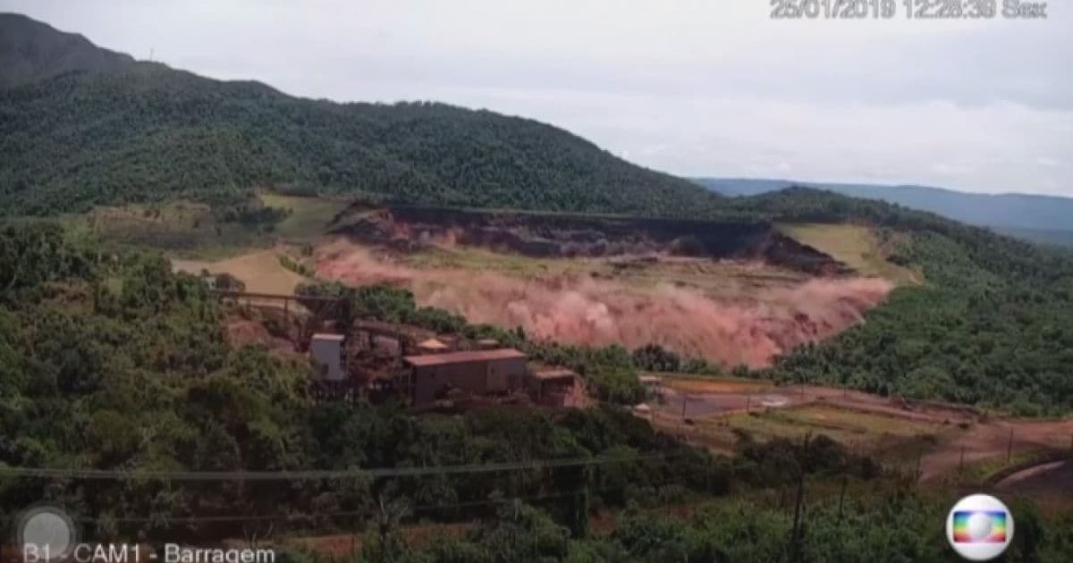 Vídeo exibe momento em que barragem se rompeu em Brumadinho; assista