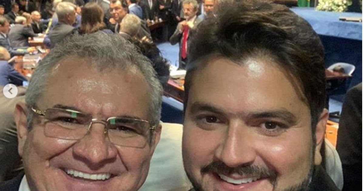 Eleito deputado, Diego Coronel acompanha eleição do Senado com o pai em Brasília