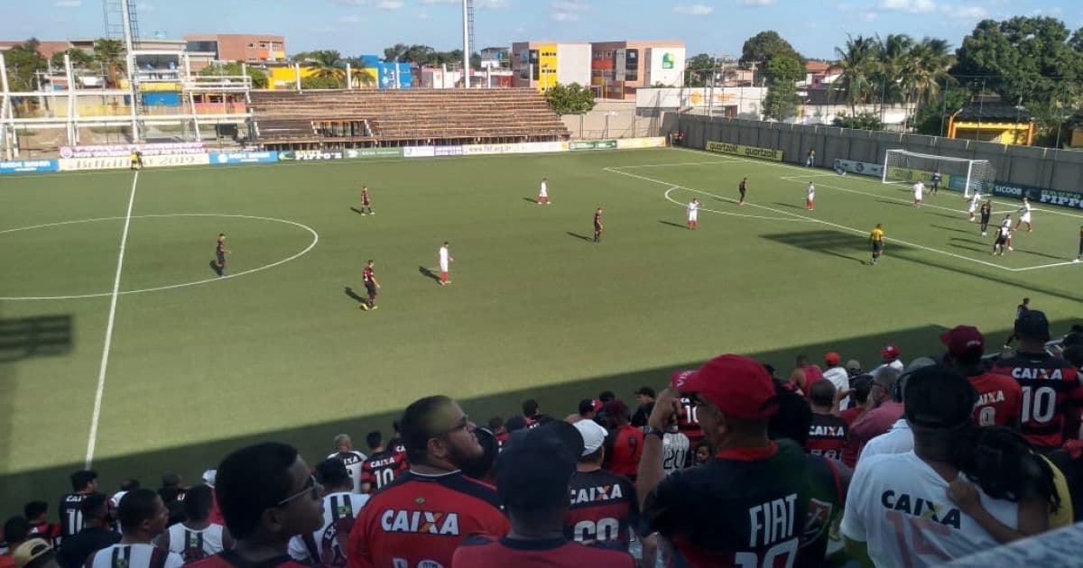 Bahia de Feira e Vitória ficam no empate na Arena Cajueiro