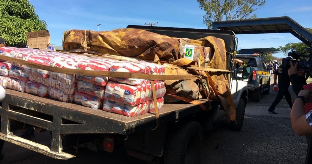 Primeiro caminhão com ajuda humanitária do Brasil chega a fronteira da Venezuela