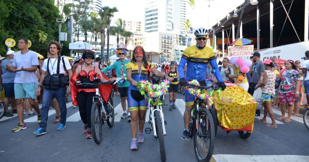 Bike Fuzuê leva animação e conscientização para Avenida: 'Respeite os ciclistas'