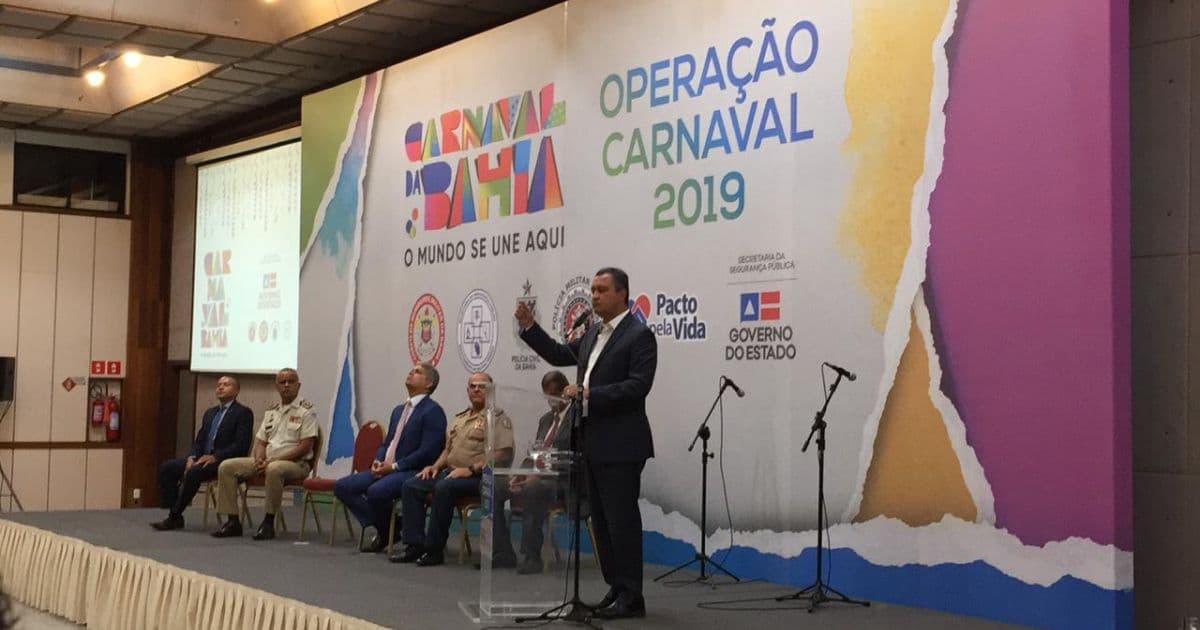 Rui diz que a Bahia 'investe' nove vezes mais no Carnaval do que Pernambuco