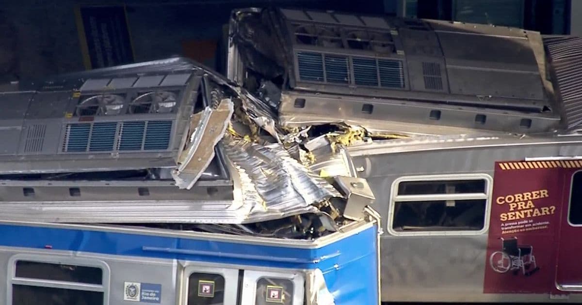 Colisão entre trens deixa cinco feridos na Zona Norte do Rio