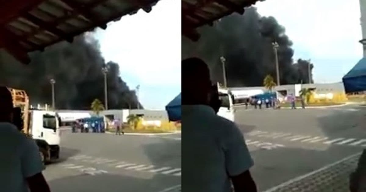Incêndio atinge dique de tanque da Refinaria Landulpho Alves nesta quarta