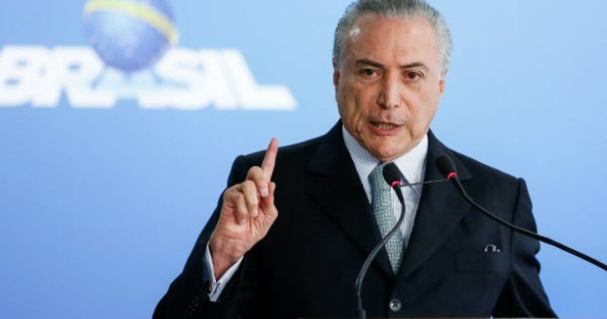 Preso em São Paulo, Temer será levado para sede da PF no Rio de Janeiro, diz TV