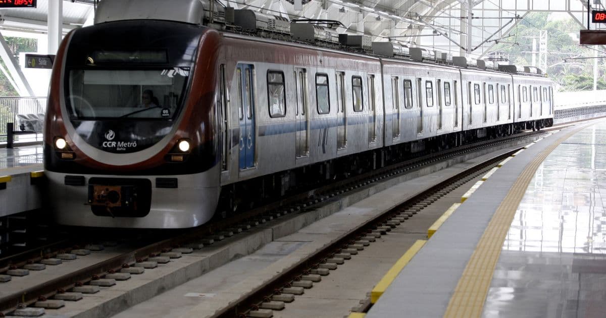 Metrô de Salvador volta a operar normal após lentidão por causa de vandalismo