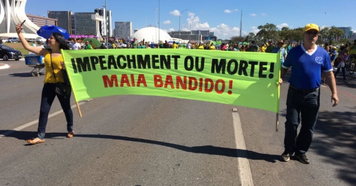 'O DEM nunca será centrão', diz ACM Neto ao revelar tristeza com protestos contra Maia