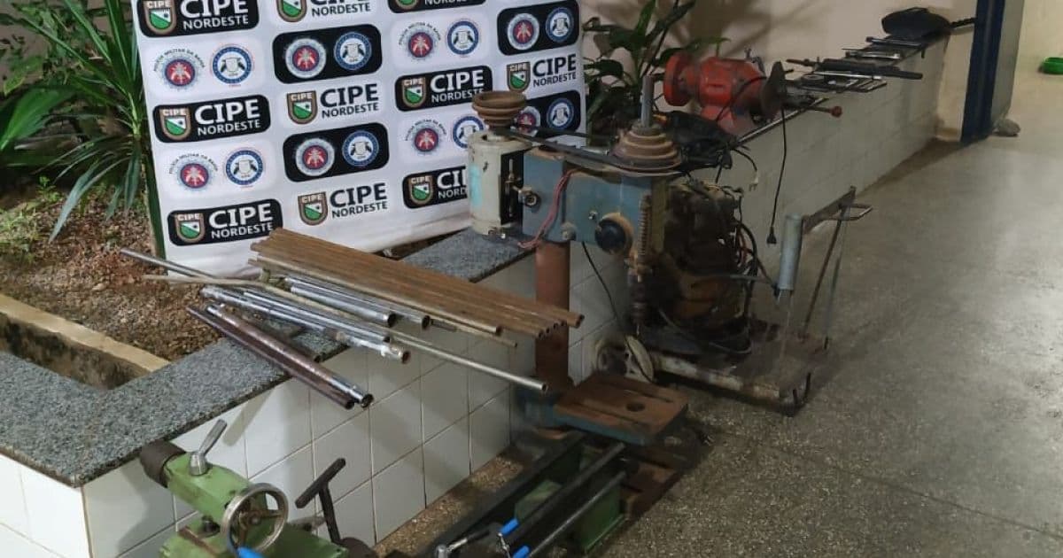 Tucano: PM desmonta fábrica clandestina de armas  