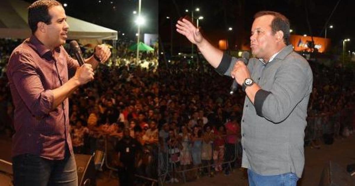 De olho em 2020, Bruno Reis e Geraldo Júnior vão buscar votos evangélicos em festival