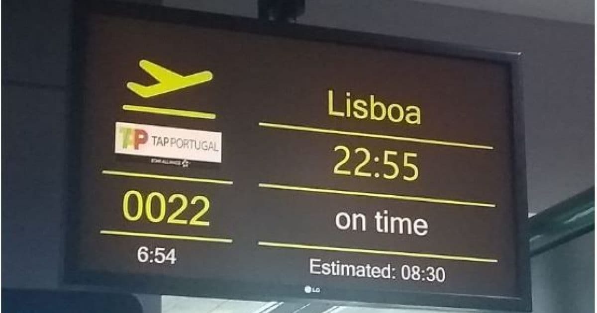 TAP volta a cancelar voo de Salvador a Portugal nessa quarta; cliente aponta que é terceira vez