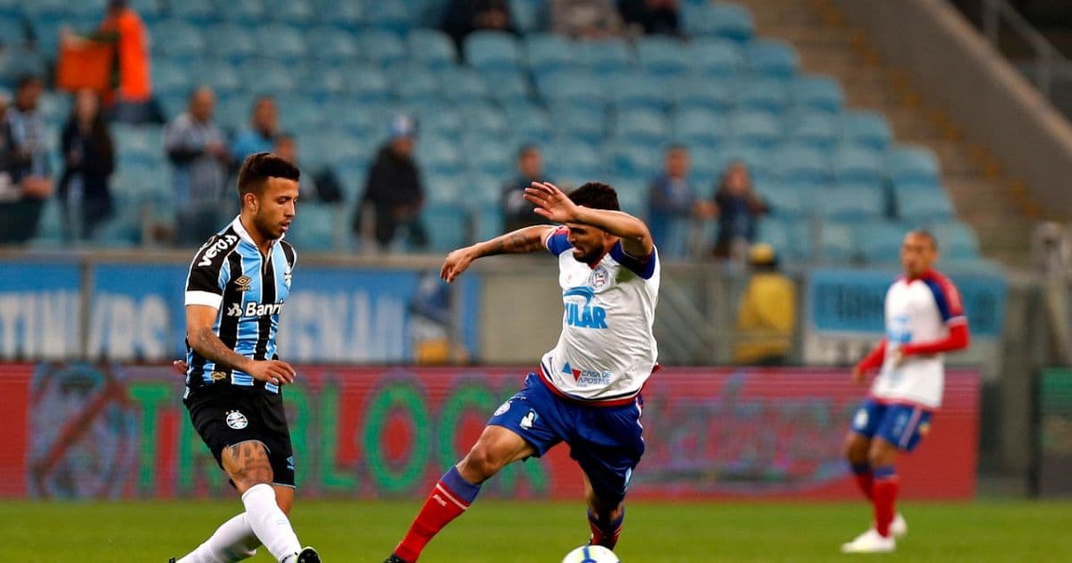 Bahia arranca empate com o Grêmio no 1º jogo das quartas da Copa do Brasil