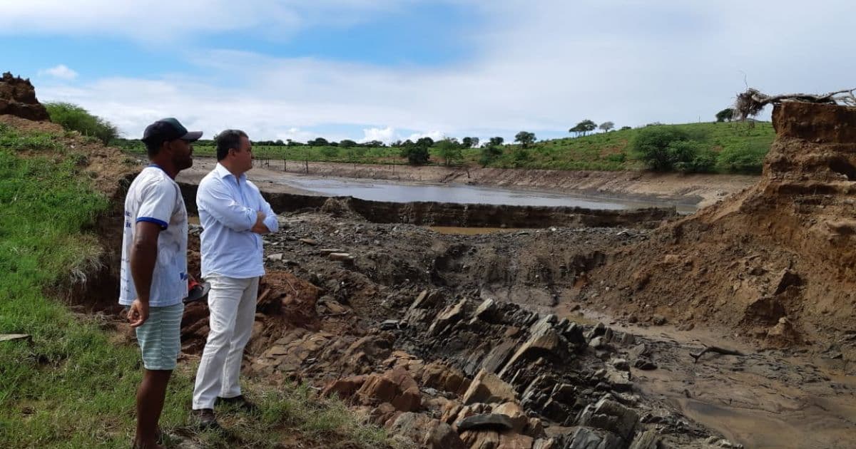 Pedro Alexandre: Rui visita área de rompimento de barragem e se reúne com autoridades locais