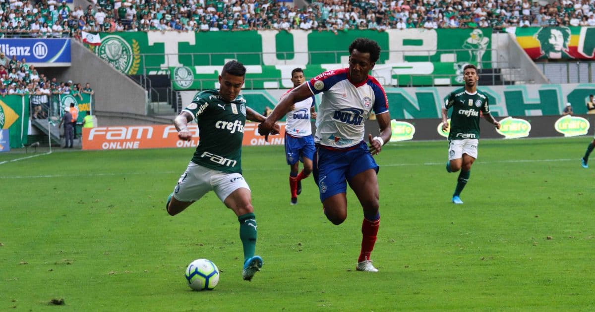 Bahia arranca empate com o Palmeiras no Allianz Parque pelo Brasileirão