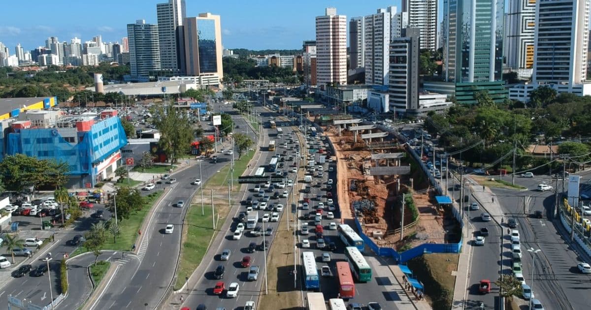 Obras do BRT alteram trânsito na Av. ACM a partir do dia 31 de agosto; confira
