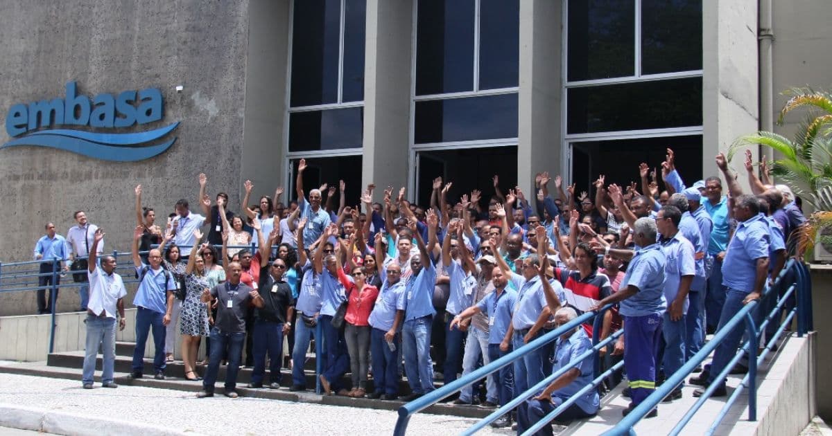 Trabalhadores da Embasa fazem paralisação após não fecharem acordo coletivo 