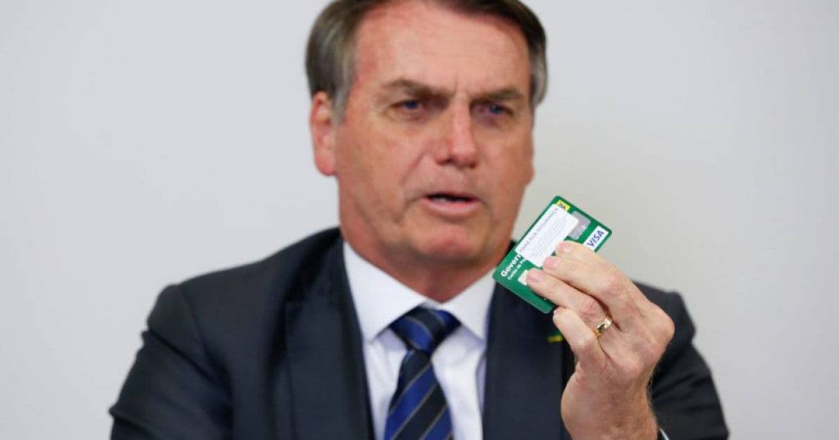 Gastos com cartão corporativo no governo Bolsonaro são os maiores desde 2014