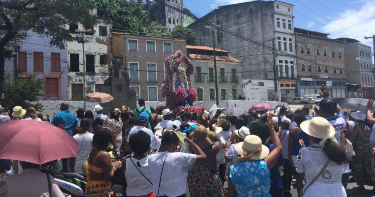 Fieis celebram dia de Nossa Senhora da Conceição da Praia em Salvador