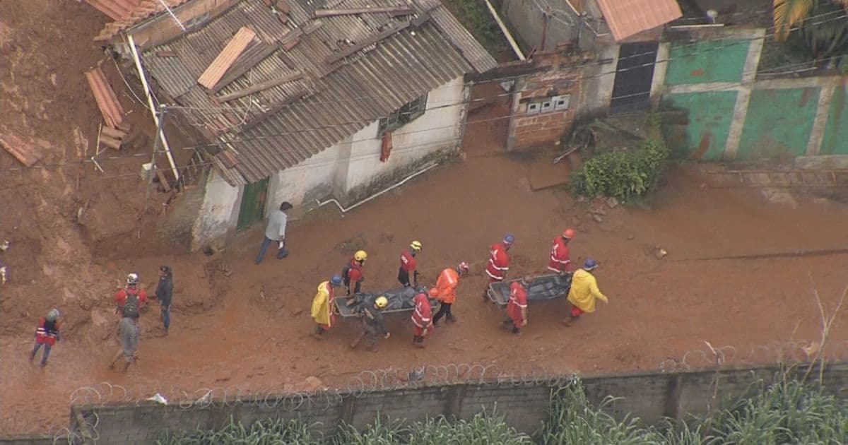 Chuvas deixam 14 mortos em Minas Gerais, informa Defesa Civil do estado