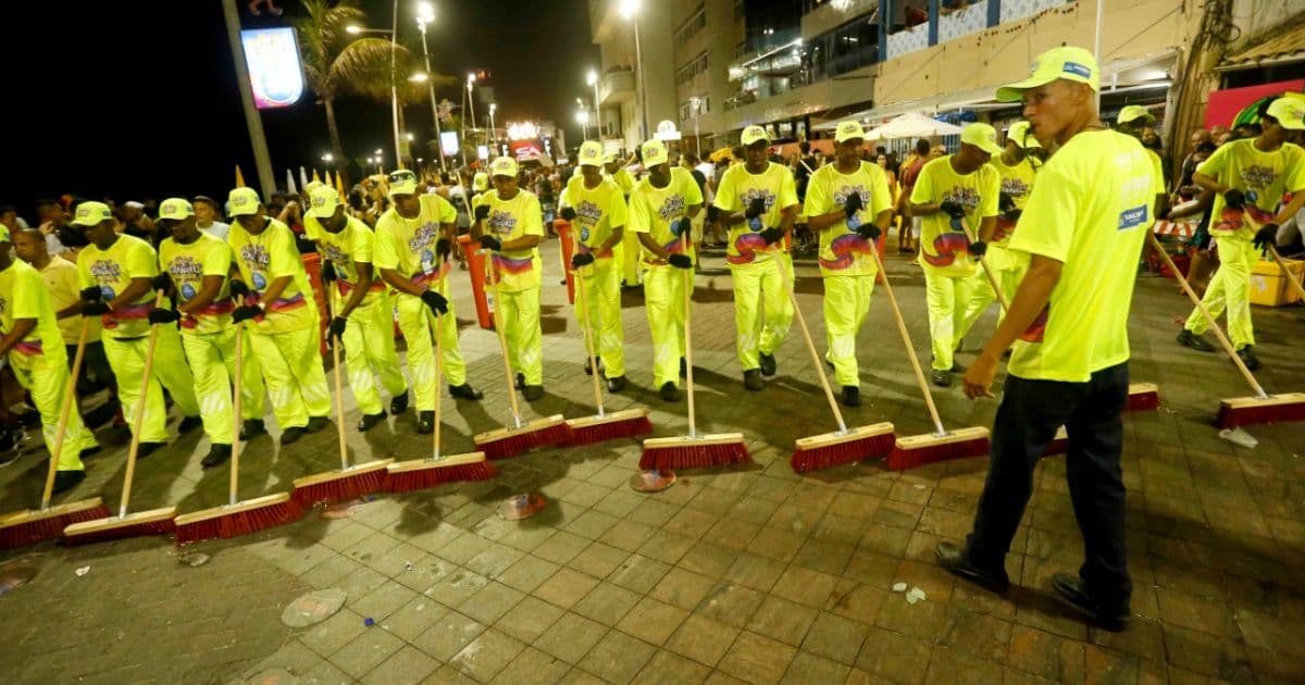 Operação da Limpurb garante limpeza dos circuitos do Carnaval 