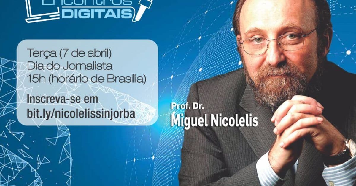 Sinjorba lança Encontros Digitais e o primeiro evento terá Miguel Nicolelis