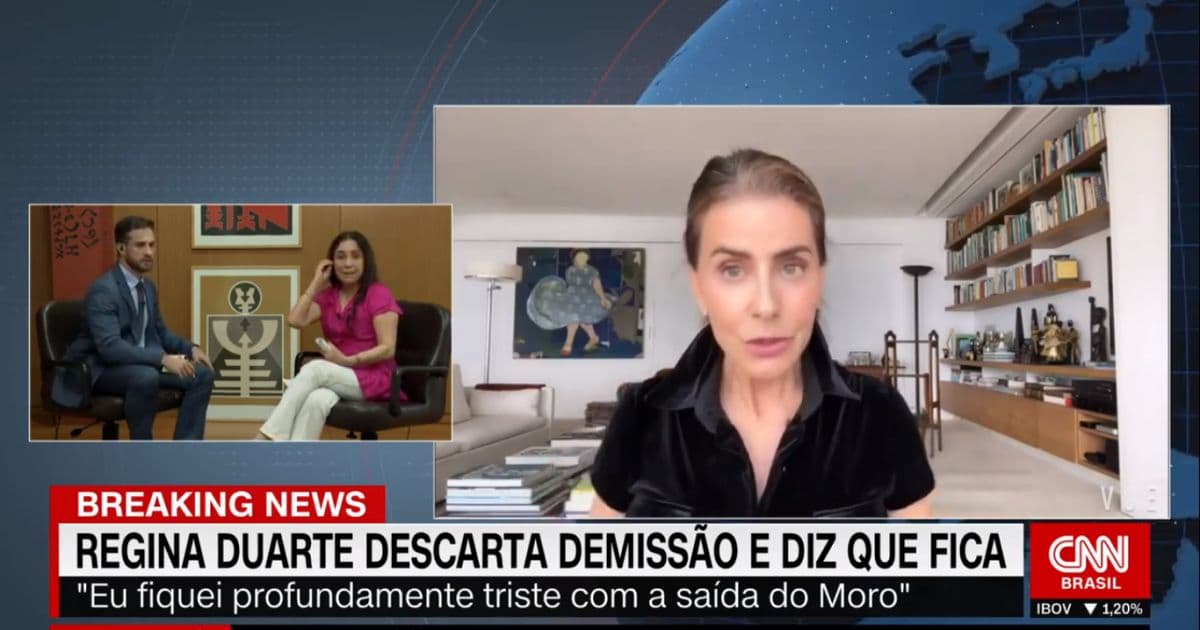 Regina Duarte surta após ver vídeo de Maitê Proença na CNN: 'Estão desenterrando mortos'