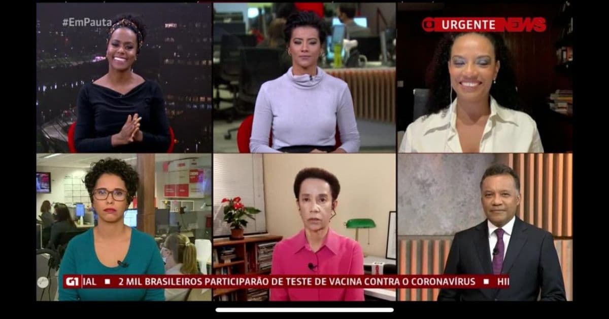 'A tela tá preta': Jornalistas negros assumem debate racial no Globo News Em Pauta