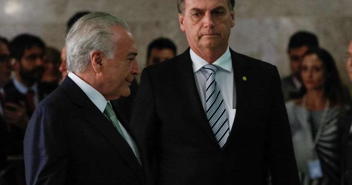 Temer critica associação de manifestações a 'terrorismo' feita por Bolsonaro