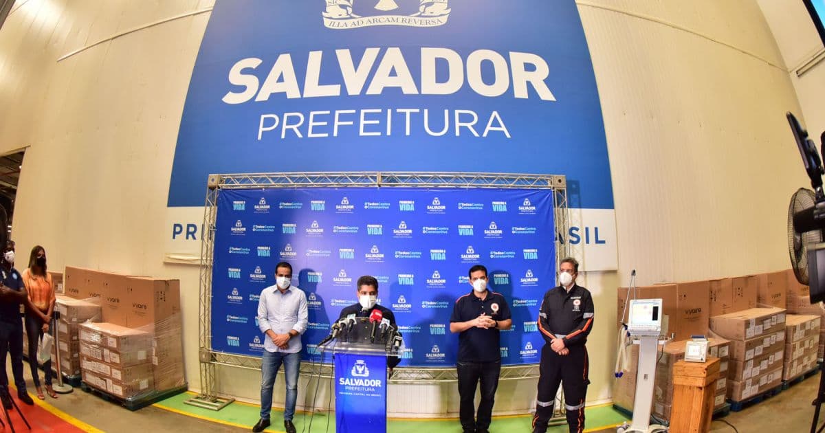 Salvador ganha novos 100 respiradores para uso em pacientes com Covid-19