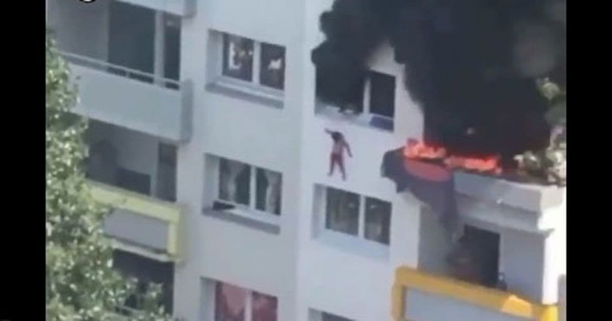 Crianças de 3 e 10 anos saltam de prédio para escapar de incêndio na França
