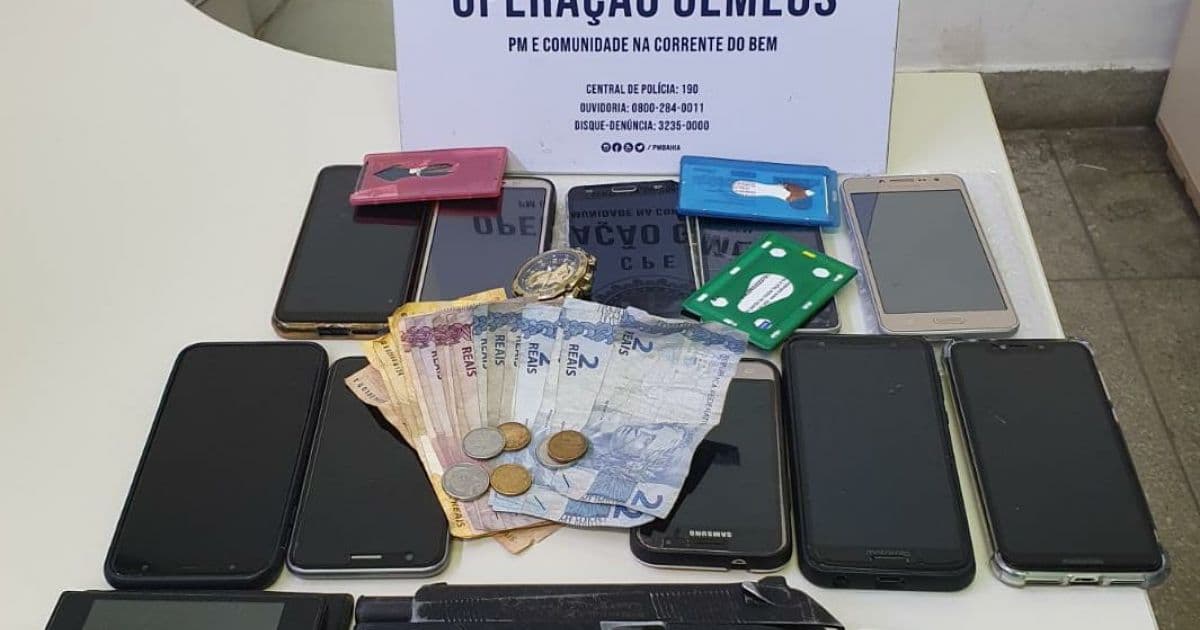 Salvador: PM recupera mais de 20 celulares roubados em menos de 24h