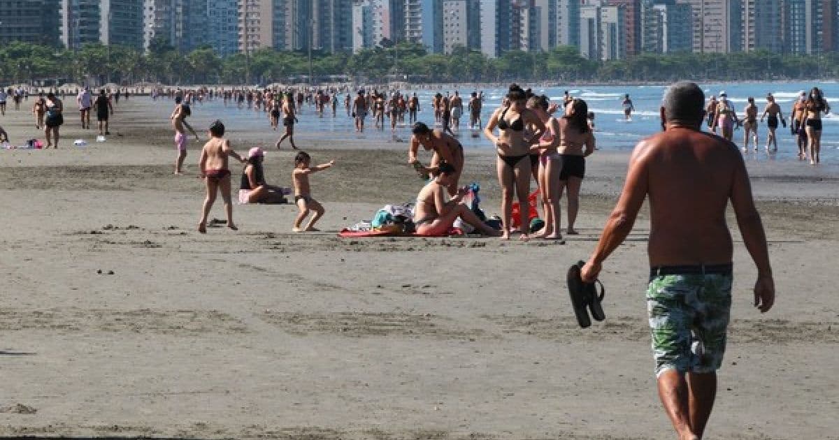 Especialistas indicam que reabertura das praias no litoral paulista aumentou casos da Covid-19