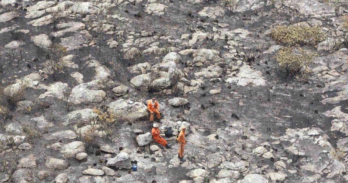 Bombeiros decretam extinção dos incêndios florestais na região da Chapada Diamantina
