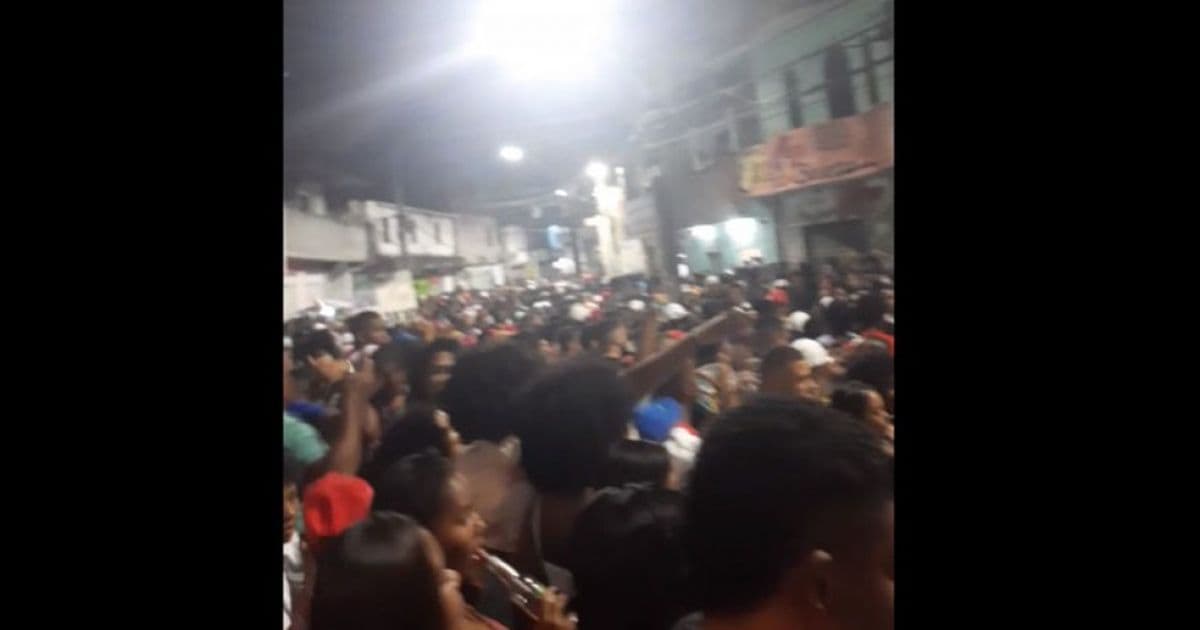 Polícia encerra festa paredão com mais de três mil pessoas no Arenoso