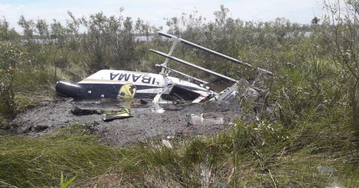 Aeronave do Ibama cai no Pantanal durante ação de combate a incêndio e mata piloto