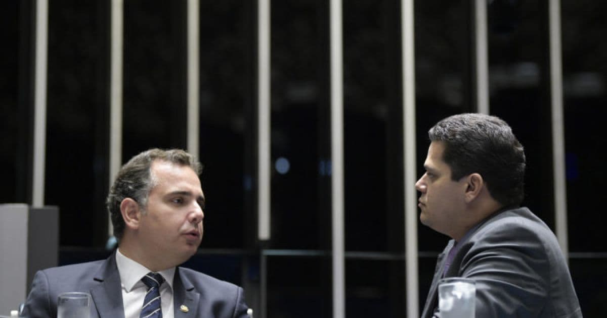 Presidência do Senado: Alcolumbre e Pacheco se reúnem com Rui Costa e Bruno Reis