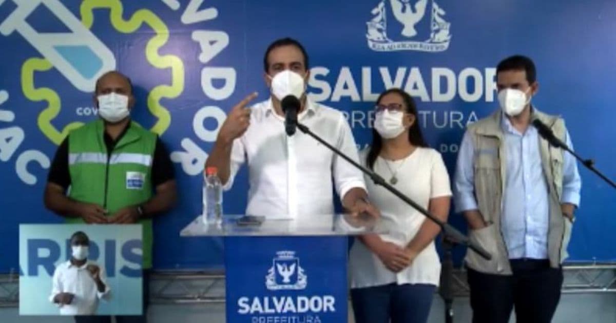 Bruno não descarta manutenção do 'lockdown' em Salvador: 'Vamos analisar' 