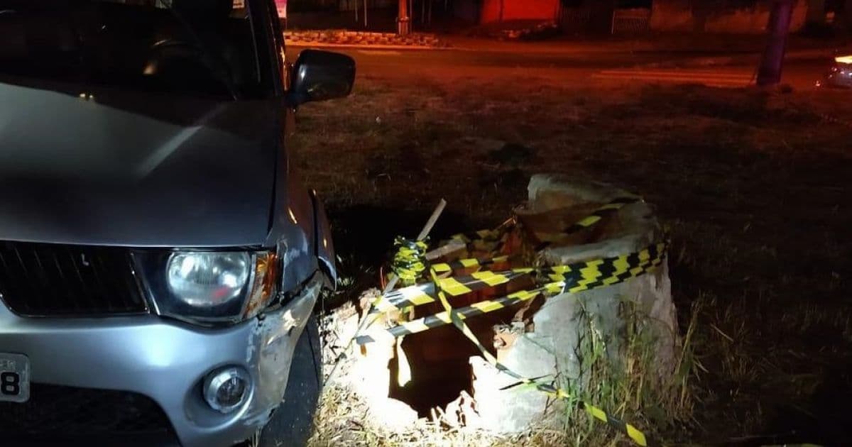 Homem bate carro, desce para ver estrago e cai em poço de 15 metros no Paraná 