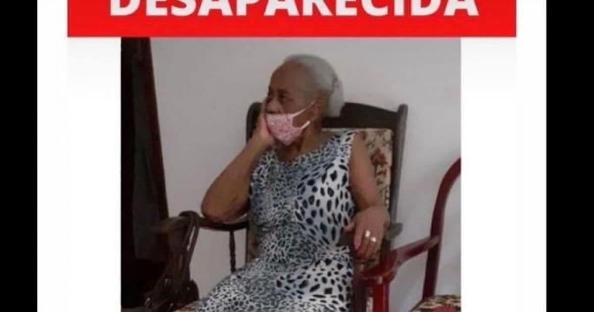 Com Alzheimer, idosa foge de casa em Itapuã e está desaparecida