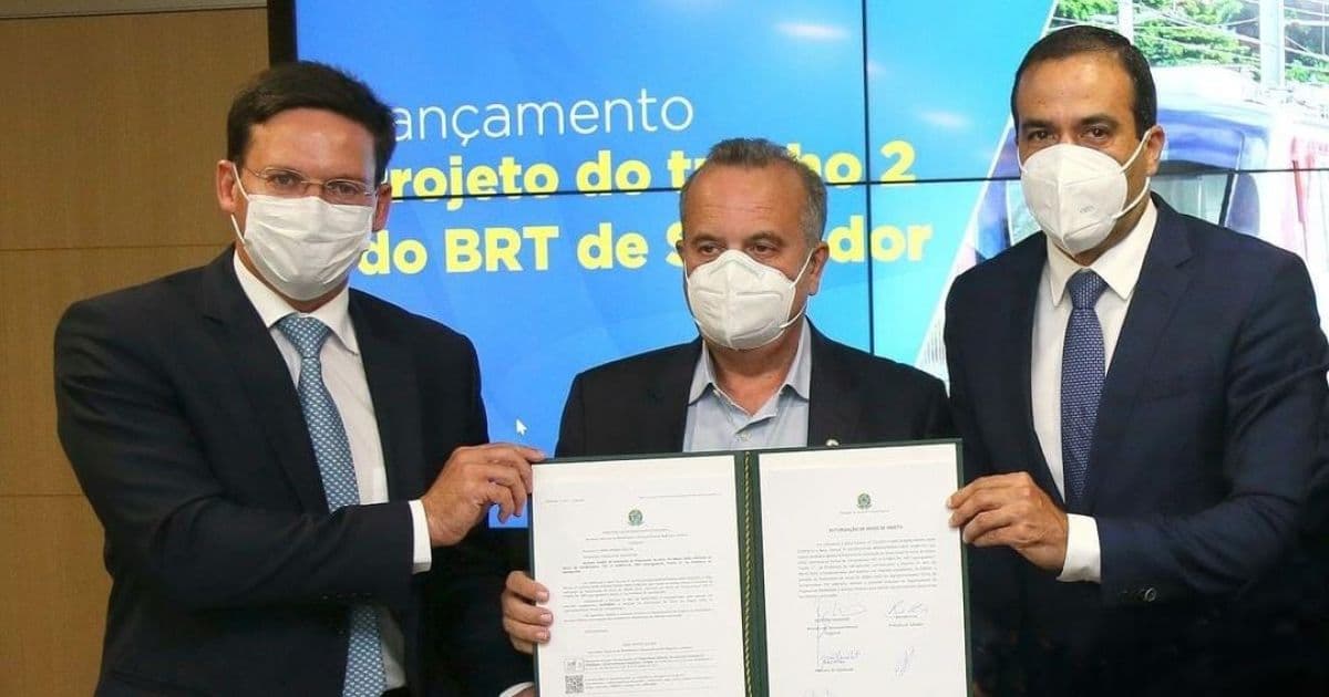 Em Brasília, Bruno Reis garante autorização para obras do trecho 2 do BRT