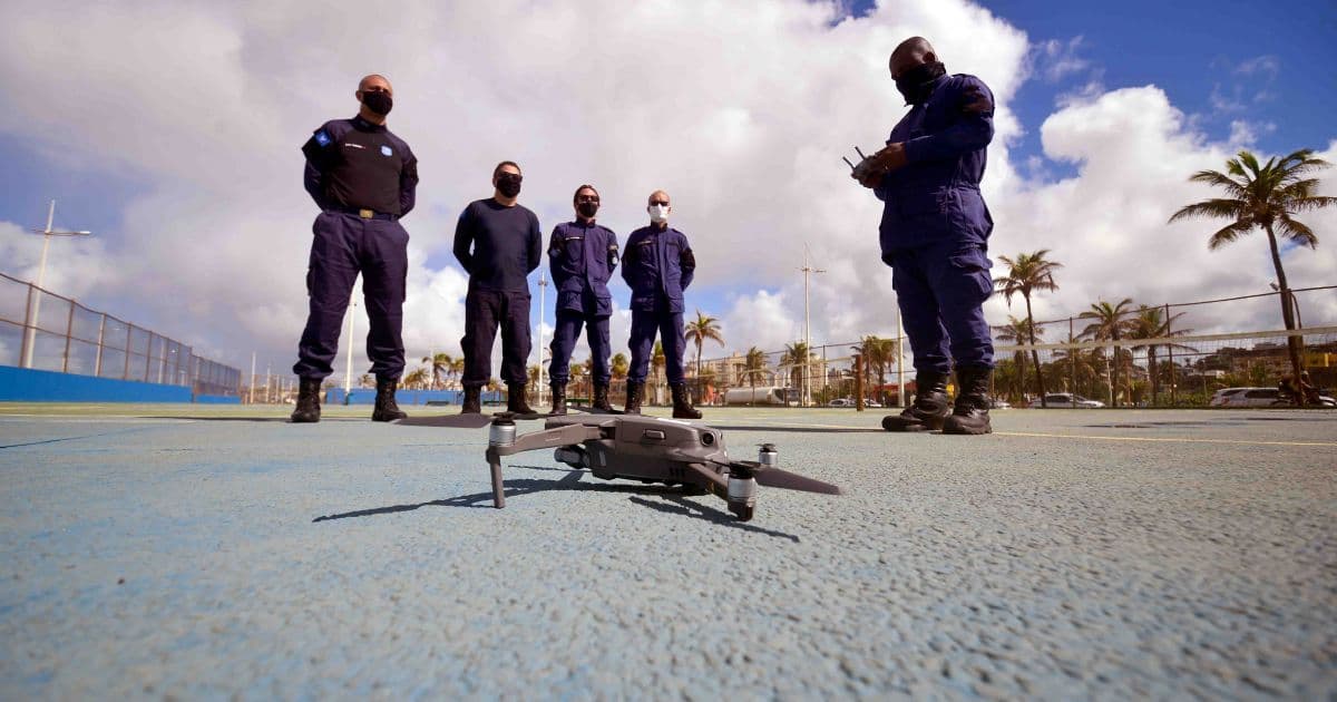 Guarda Civil Municipal conclui turma de operadores de drones em Salvador