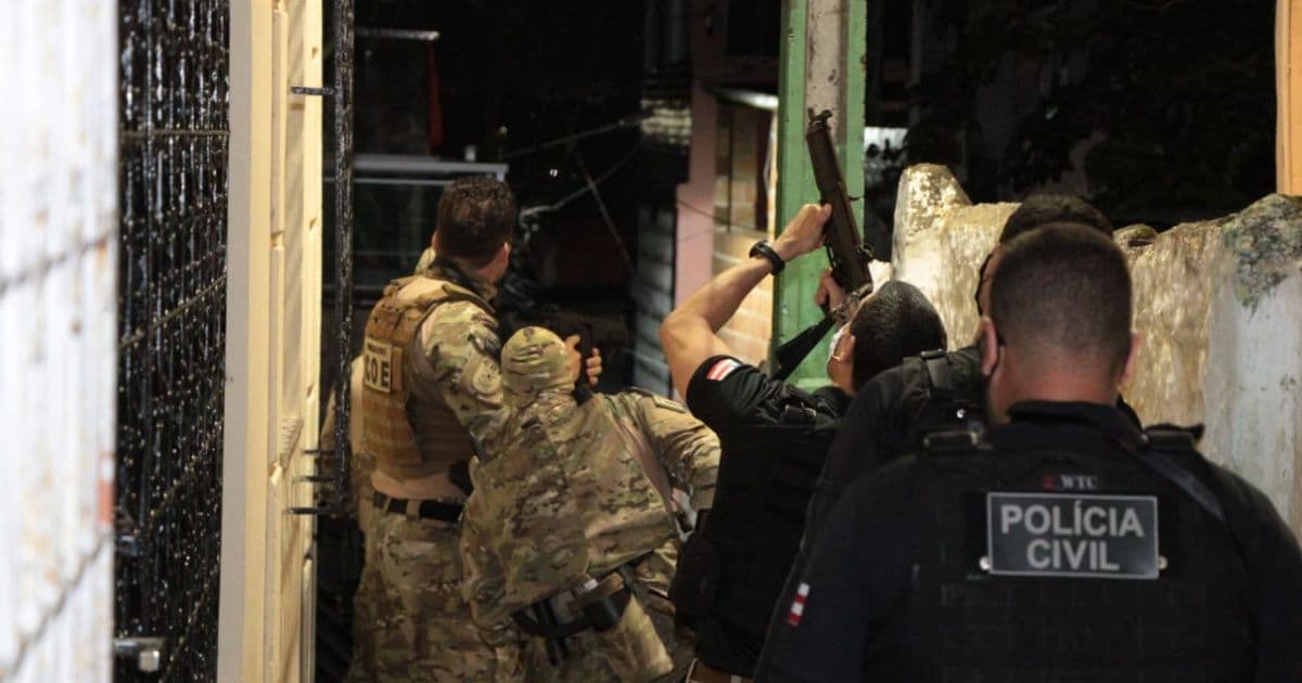 Organizações criminosas são alvo de operação do Draco em Salvador nesta quarta